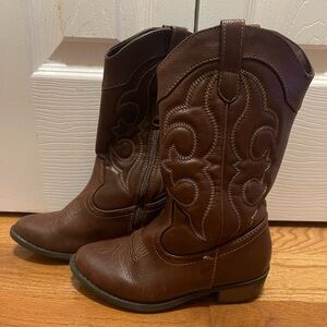Cat & Jack Girls Cowgirl Boots Size 13